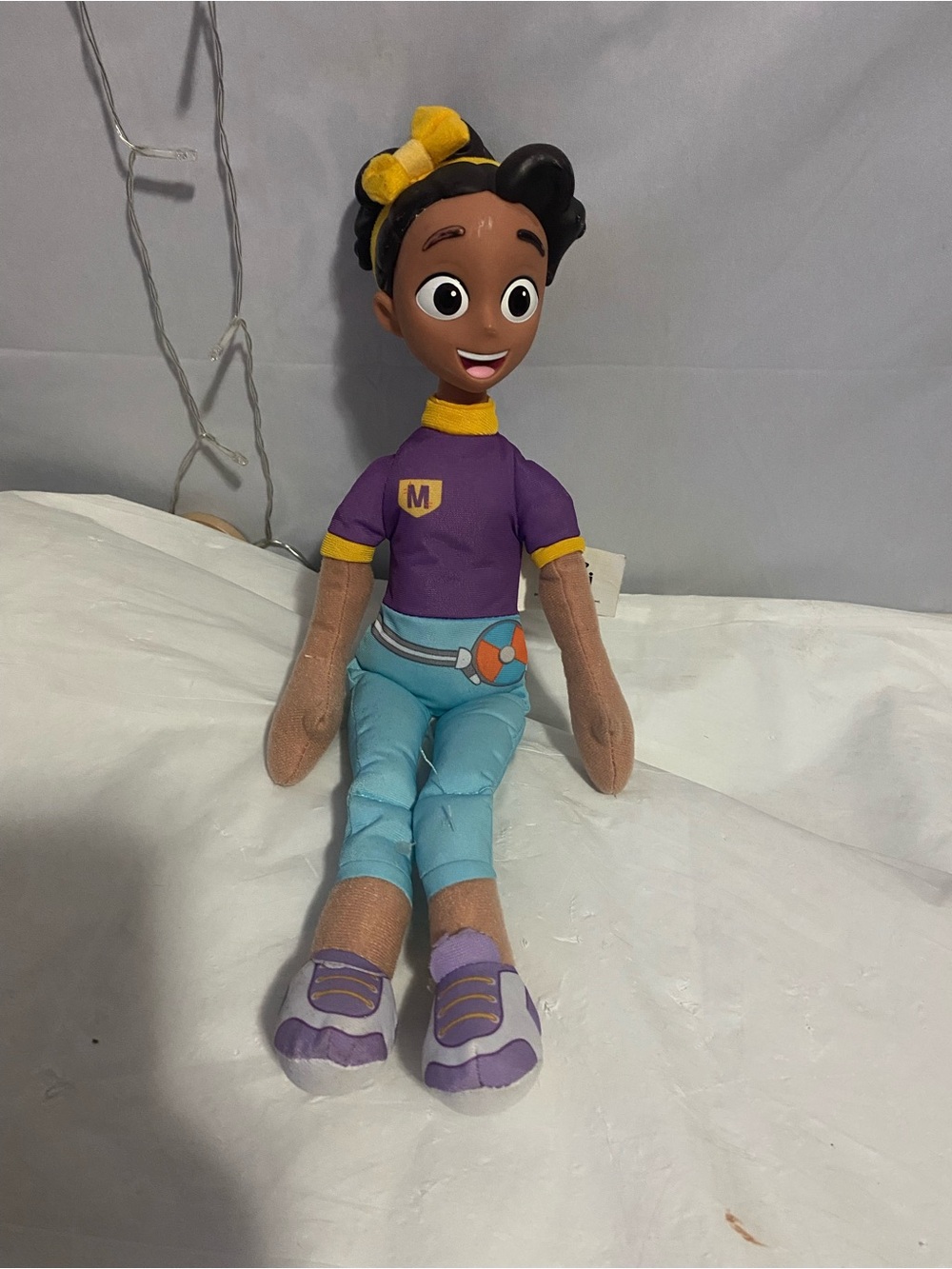 Purple & Blue Plush Character Doll - Kids Toy